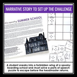 Parts of Speech Grammar Activity Escape Room Challenge, Presentation, and Quiz