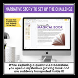 Poetry Reading Comprehension Slides & Digital Escape Room Reading Activity