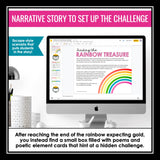 Poetry Figurative Language & Form Slides & Digital Escape Room Reading Activity