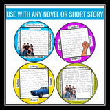 Short Story or Novel Fiction Assignment - Reading Cube Craft Hands On Activity