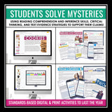 Reading Mysteries Program - Close Reading Inference Activities - Digital & Print