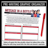 Refugee by Alan Gratz Activity - Message in a Bottle Creative Writing Assignment