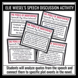 Refugee by Alan Gratz Activity The Perils of Indifference Elie Wiesel Connection