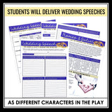 Romeo and Juliet Wedding Activity - Wedding Speeches and Vow Writing Act 2