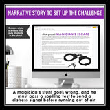 Spelling Practice Escape Room Digital Activity, Google Slides, and Quiz