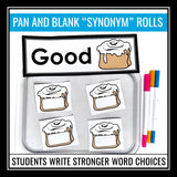 Synonyms Activity - Vocabulary and Word Choice Hands-On Writing Assignment