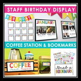 Teachers' Lounge Staffroom Set up and Decor Bundle - Posters and Bulletin Boards