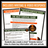 The Maze Runner Project - Maze and Glade Survival Guide Writing & Advice Video