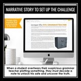 There, Their, They're Homophones Escape Room Digital Grammar Game, Slides & Quiz