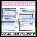 Valentine's Day Grammar Activity - Editing Errors in Cupid's Social Media Posts
