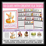 Easter Mystery Activity – Who Kidnapped the Easter Bunny? Creative ELA Game