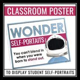 Wonder Self-Portrait Assignment - Creative Activity for R.J. Palacio's Novel