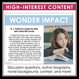 Wonder Introduction Presentation - Discussion, R.J. Palacio Biography, Context