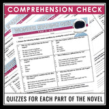 Wonder Quizzes - Multiple Choice and Quote Chapter Reading Quizzes - Answer Key