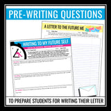 First Day of School Digital Activity - Back to School Writing to My Future Self