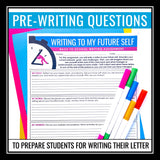First Day of School Writing Activity - Back to School Writing to My Future Self