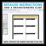 Back to School One Pager - Digital First Week Get to Know You Activity