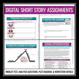 Flowers for Algernon by Daniel Keyes Digital Short Story Slides & Assignments