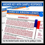 A Long Walk to Water Nonfiction Connection Activity to Thirst by Kristen Lewis