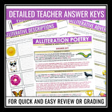 Alliteration Activities and Assignments - Literary Devices & Figurative Language