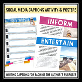 Author's Purpose Lesson - Presentation & Assignments for Author's Point of View