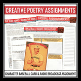 Casey at the Bat by Ernest Lawrence Thayer Poetry Presentation & Assignments