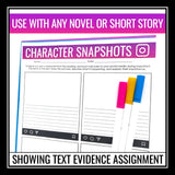 Character Analysis Assignment Any Novel or Short Story - Social Media Pictures