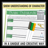 Character Analysis Assignment Any Novel or Short Story - Trash Treasures