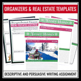 Christmas Descriptive Writing Activity – Gingerbread House Real Estate Listing