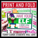 Christmas Gift for Students - Funny Holiday Cards with Jokes and Puns