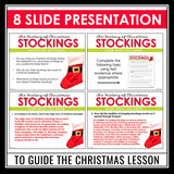 Christmas Reading Comprehension - History of Stockings Article & Assignment