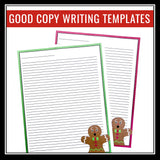 Christmas Persuasive Writing Holiday Assignment - Save the Gingerbread Man