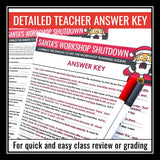 Christmas Grammar Worksheet Assignment Grammar Activity - Santa’s Workshop