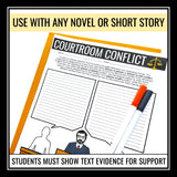 Conflict Assignment For Any Novel or Short Story - Story Elements Activity