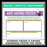Nonfiction Reading Comprehension Digital Article & Activities Dangers of Vaping