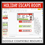 Christmas Escape Room Activity - The Reindeer Games Digital Breakout Challenge