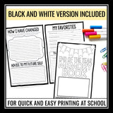 End of the Year Memory Book - Writing Assignment for the End of the Year