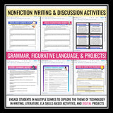 English Multi-Genre Digital Unit Technology - Short Stories, Poetry, Nonfiction