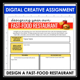 Nonfiction Reading Comprehension Digital Activities - Fast Food Assembly Lines