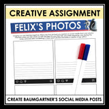 Nonfiction Reading Comprehension Article and Activities - Felix Baumgartner