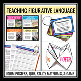 Figurative Language Activities, Assignments, & Slides Bundle - Literary Devices