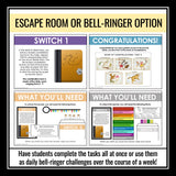 Figurative Language Digital Escape Room Bell Ringers Lit. Devices - Observatory