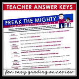 Freak the Mighty Plot Diagram Assignment - Analyzing Plot Structure