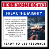 Freak the Mighty Introduction Presentation Discussion, Author Biography, Context
