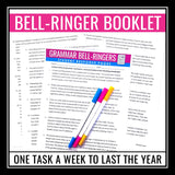 Grammar Bell Ringers and Warm Ups - Spelling, Punctuation and Grammar Editing