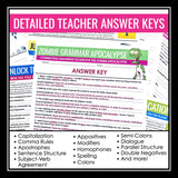 Grammar Worksheets - Editing Punctuation, Spelling, Grammar, Punctuation, & More
