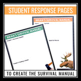 Hatchet Assignment - Brian's Survival Manual Creative Writing Novel Activity