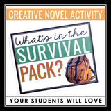 Hatchet Activity - Survival Pack Creative Assignment for Gary Paulsen's Novel