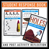 Holes Escape Room Novel Activity - Breakout Review for Louis Sachar's Novel