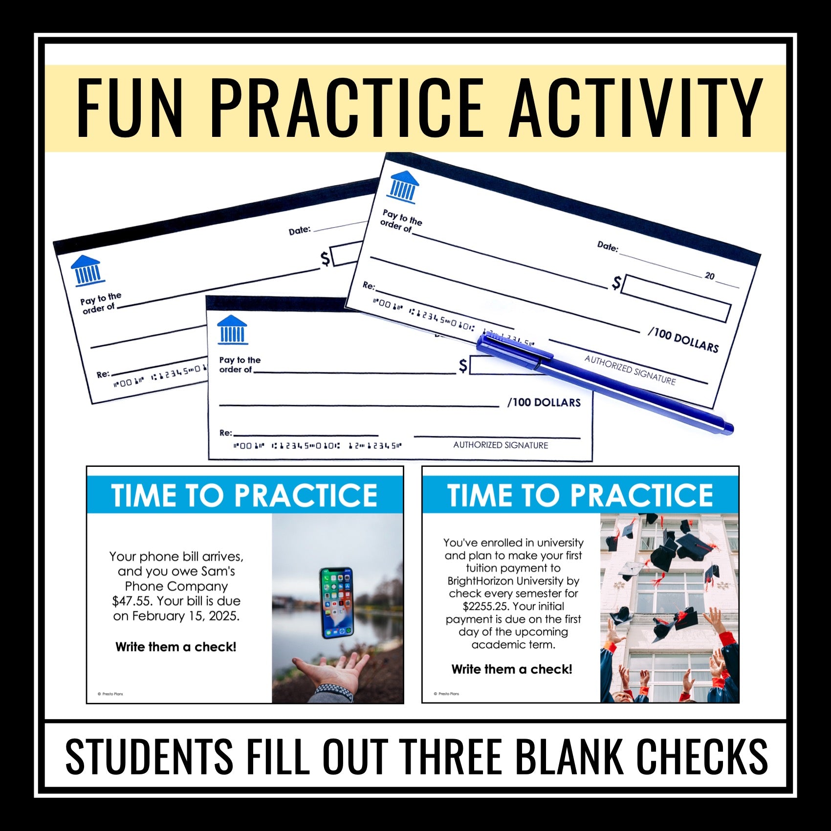 Check Fo Rpractice Blank Checks For Practice